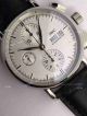 Swiss Copy IWC Schaffhausen Watch SS Black Leather  (4)_th.jpg